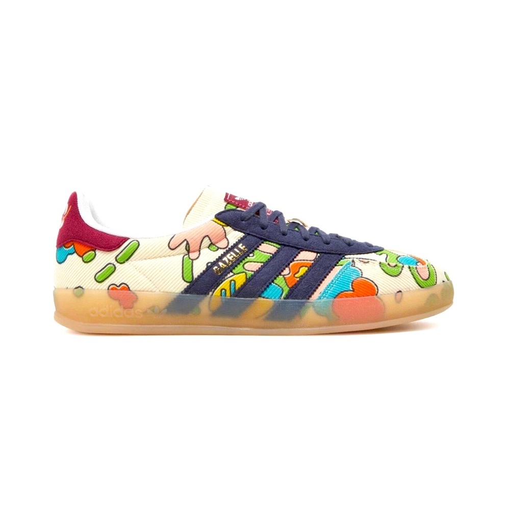 Adidas Sean Wotherspoon Gazelle- Multicolor Graphic Sneakers